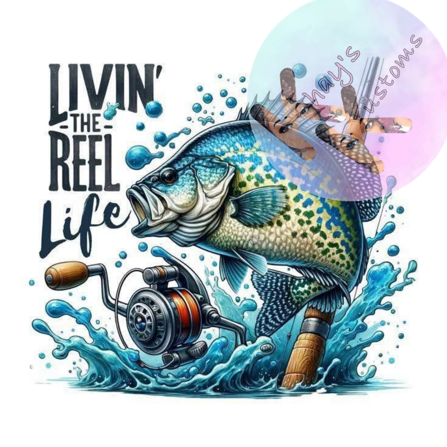DTF TRANSFER- LIVIN THE REEL LIFE