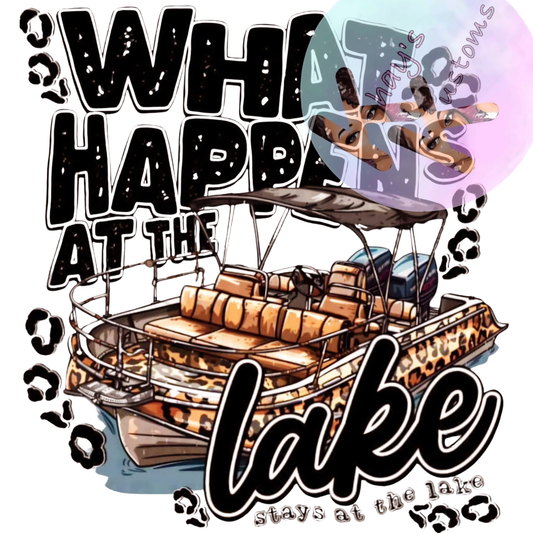 DTF TRANSFER- WHAT HAPPENS AT THE LAKE CHEETAH
