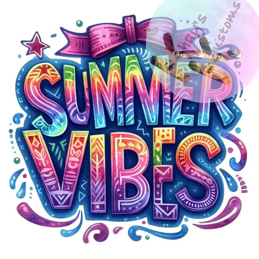 DTF TRANSFER- SUMMER VIBES