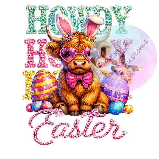 DTF TRANSFER- HOWDY EASTER