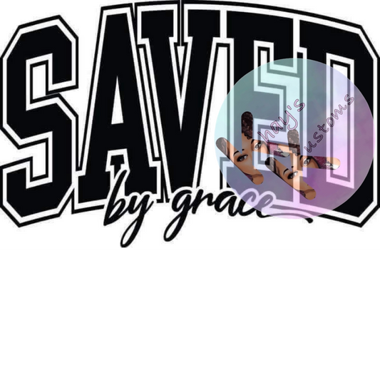 DTF TRANSFER- SAVED BLACK