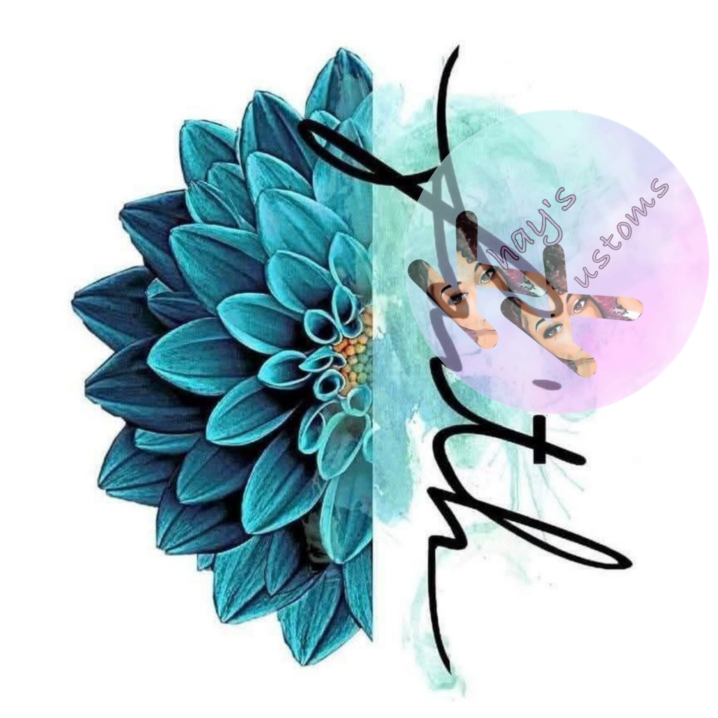 DTF TRANSFER- FAITH FLOWER