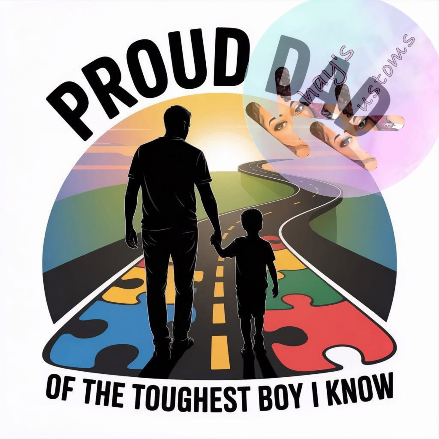DTF TRANSFER- PROUD DAD