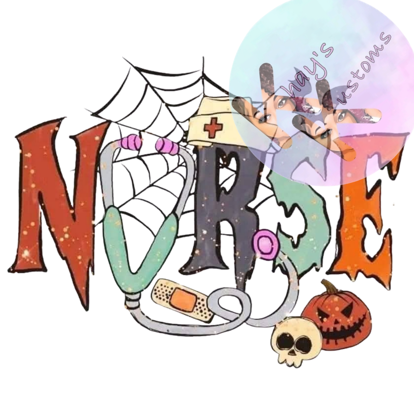 DTF TRANSFER- HALLOWEEN NURSE