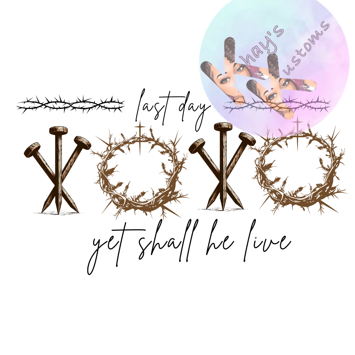 DTF TRANSFER- XOXO BROWN