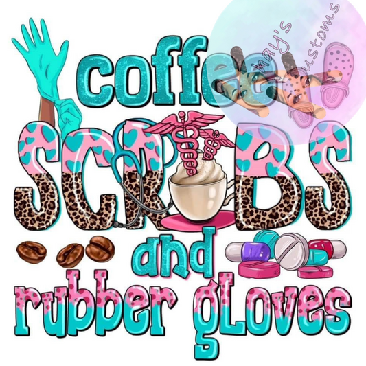 DTF TRANSFER- COFFEE AND SCRUBS
