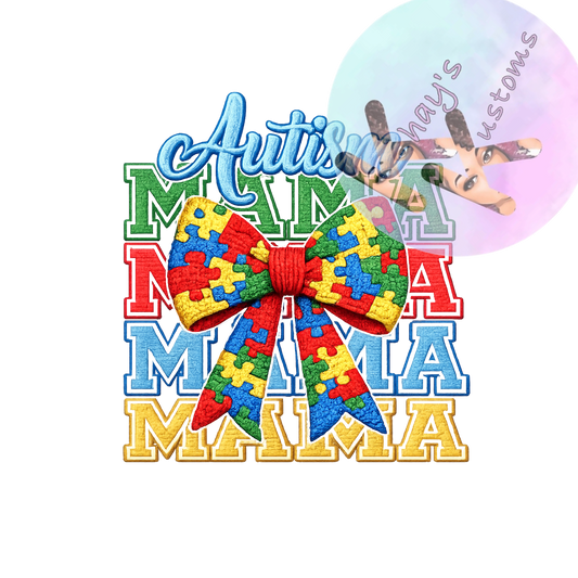 DTF TRANSFER- AUTISM MAMA