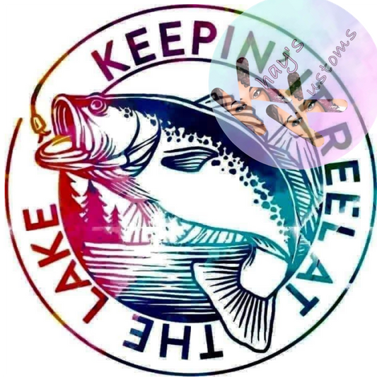 DTF TRANSFERS-KEEPIN IT REEL FISH