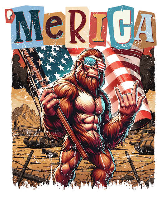 DTF TRANSFER- 'MERICA