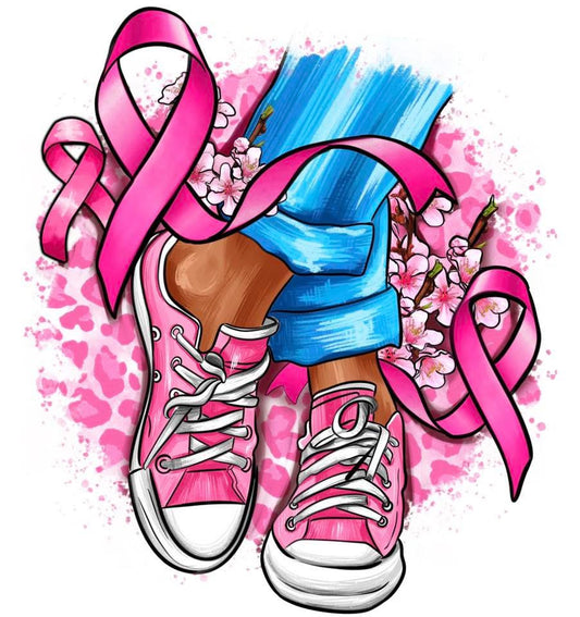 DTF TRANSFER CANCER SHOES