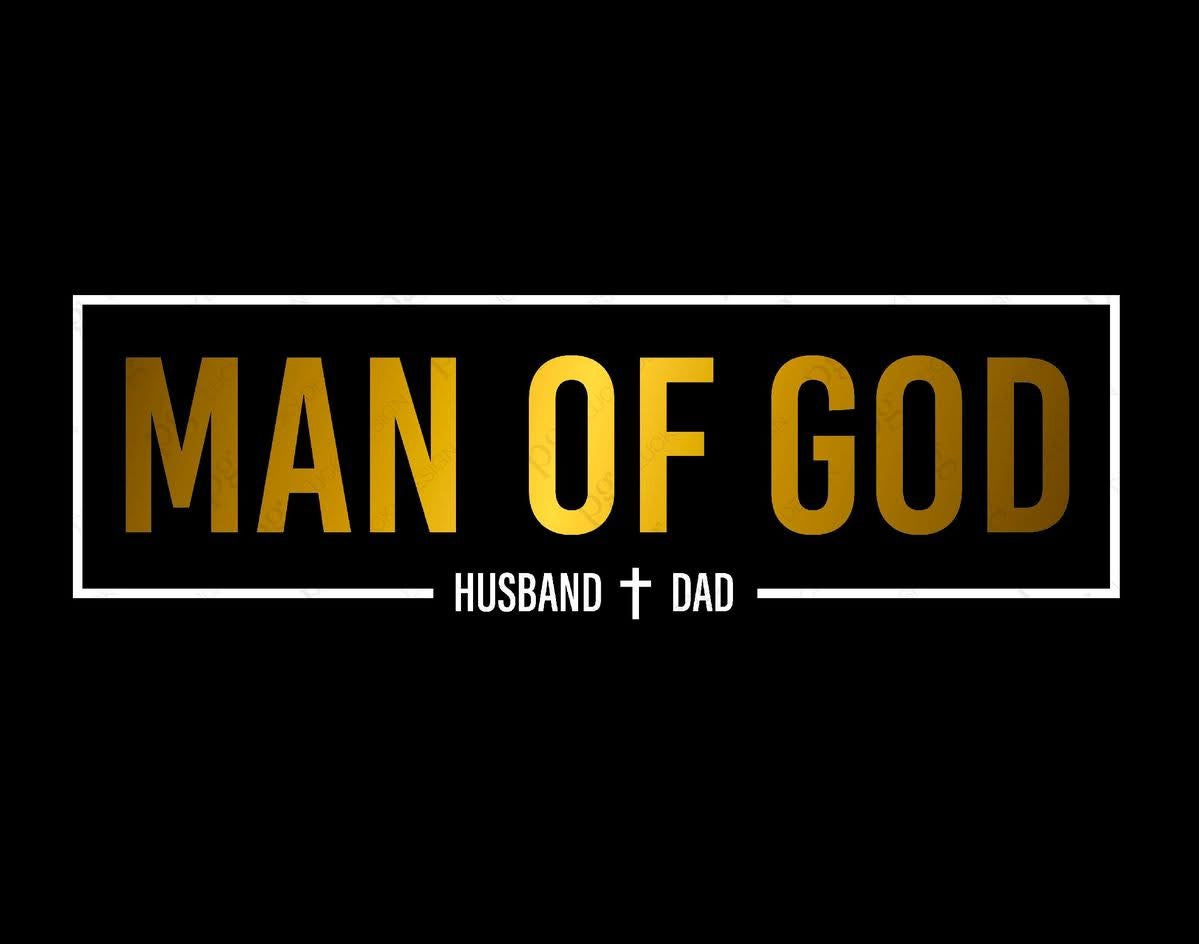 DTF TRANSFER MAN OF GOD