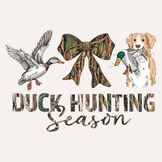 DTF TRANSFER DUCK HUNT SEASON