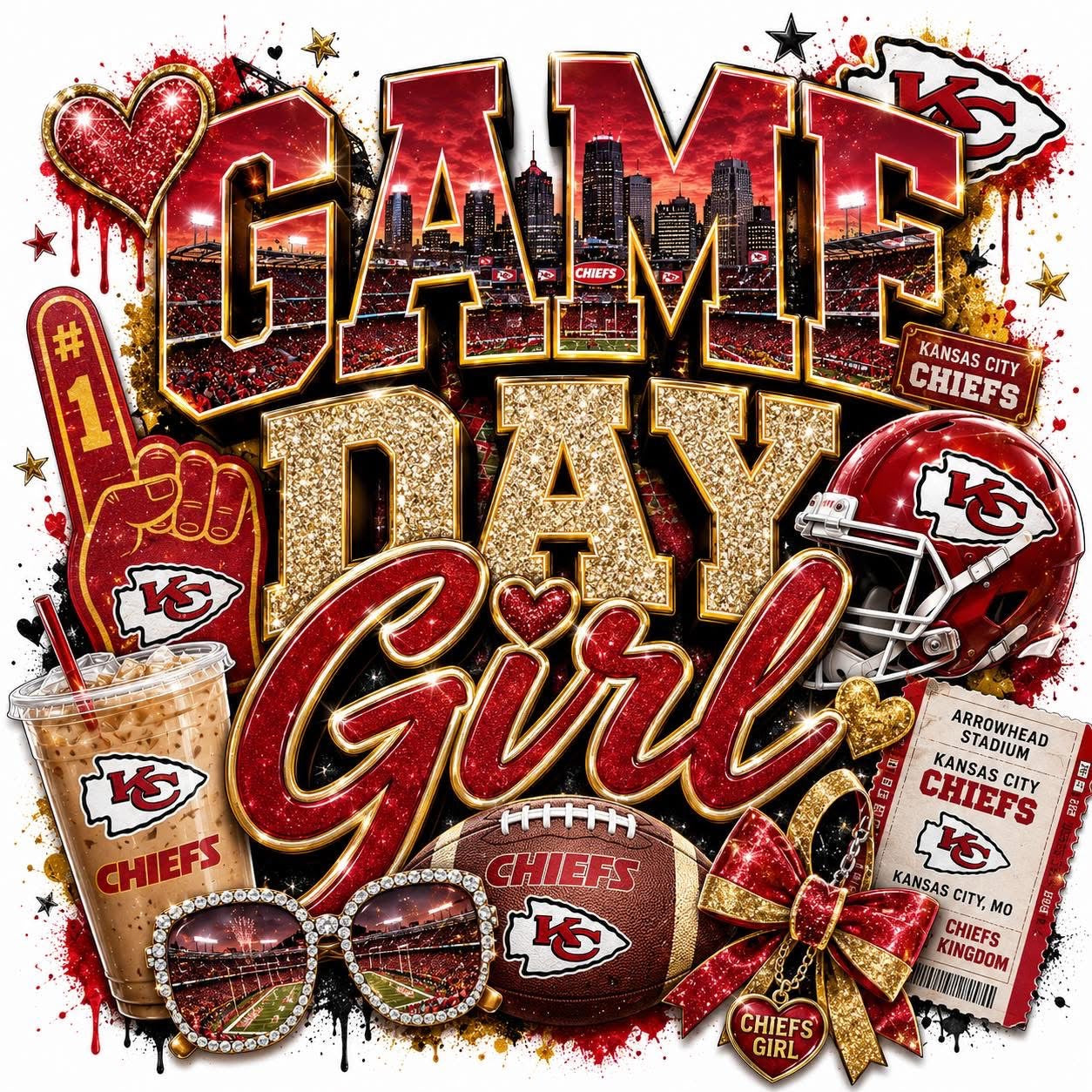 Dtf Transfer-Game Day Chiefs