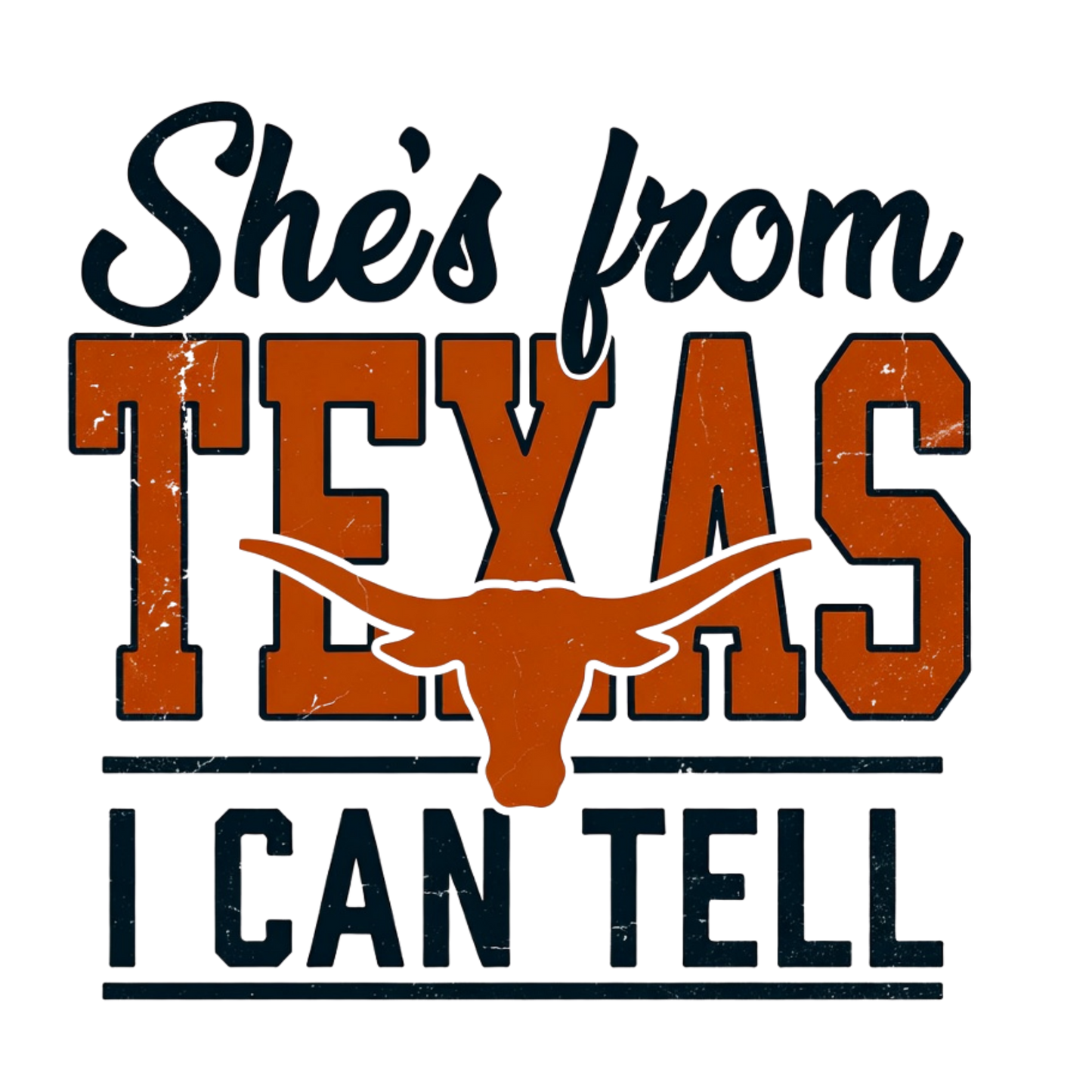 DTF TRANSFER- SHE'S FROM TEXAS