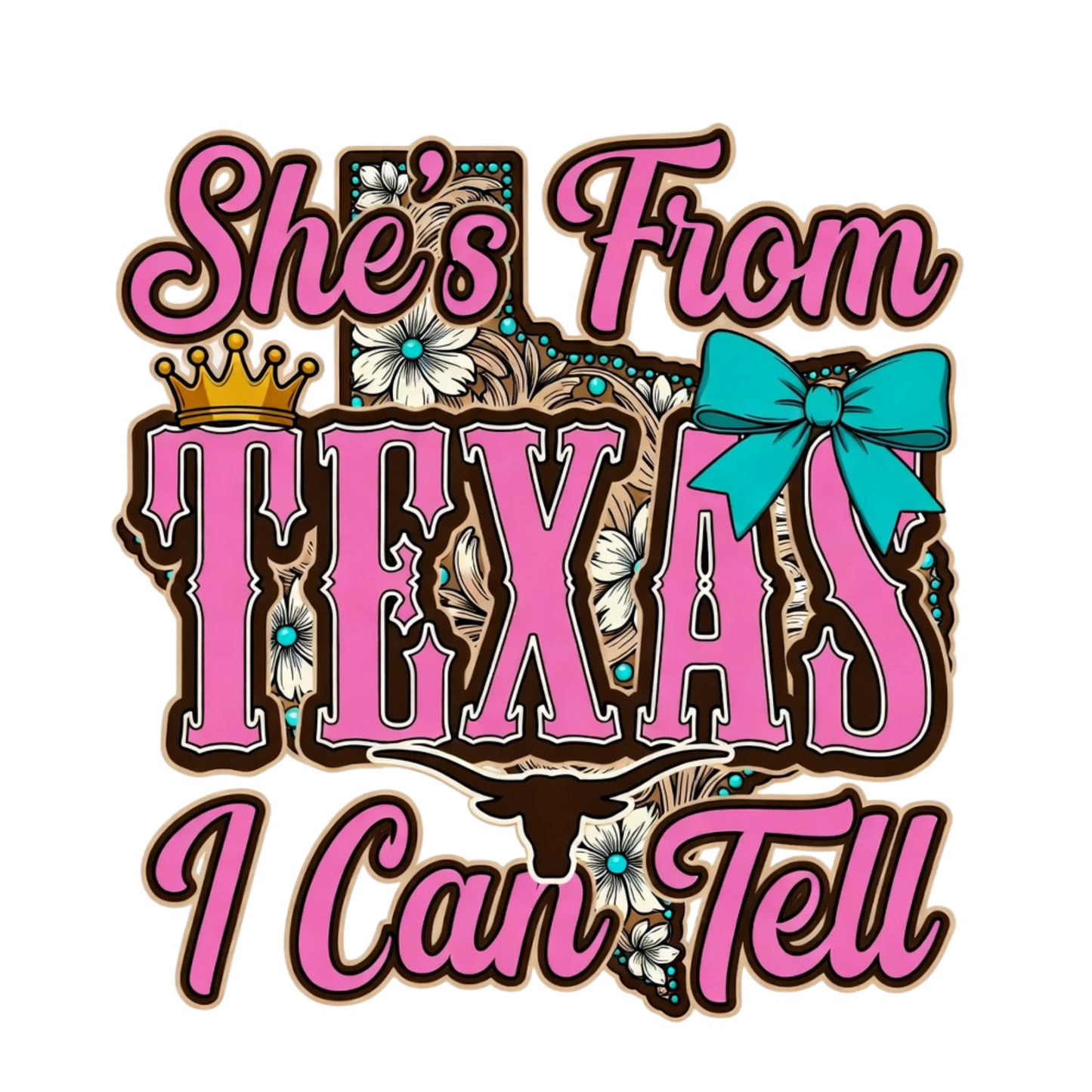 DTF TRANSFER- SHE'S FROM TEXAS